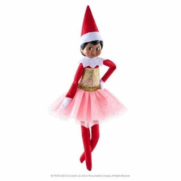 Claus Couture Elf On The Shelf SPARKLE PARTY CHRISTMAS DRESS Girl NEW - Picture 2 of 3